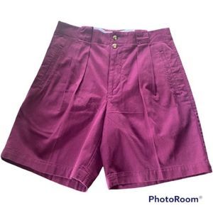 Burgundy Tommy Hilfiger shorts size 32